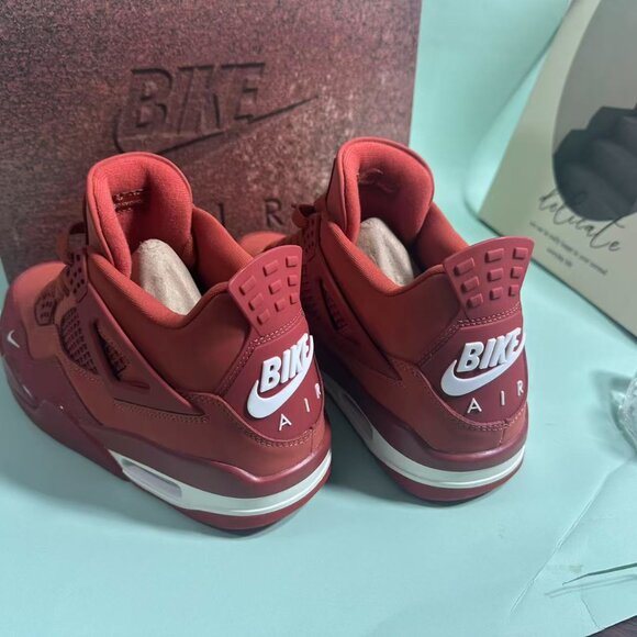 Jordan Red High-Top Sneakers - Picture 6 of 6